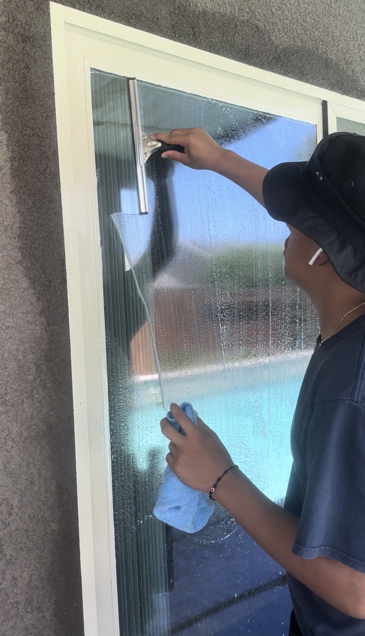 Window cleaning in Northwest Bakersfield — Elite Pressure Wash Services